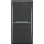 Bticino Axolute Перем. проміжний 1Р 16 А 250 В ~ 1 мод, гвинтові клеми, AXIAL, колір антрацит