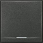 Bticino Axolute Перемикач проміжний 1Р 16 А 250 В ~ - 2 модуля, колір антрацит