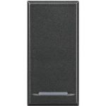 Bticino Axolute Кнопка 1Р (NO) 16 А 250 В ~ колір антрацит