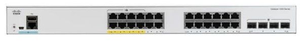 Комутатор Cisco Catalyst 1000 24port GE, POE, 4x1G SFP