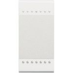 Bticino LivingLight Перемикач з гвинтовими клемами, розмір 1 модуль, колір білий