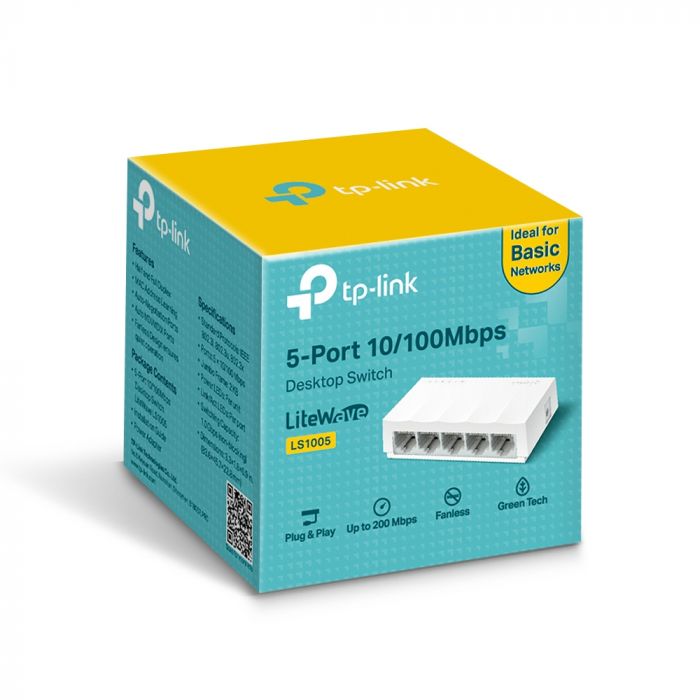 Комутатор TP-LINK LiteWave LS1005 5xFE некерований