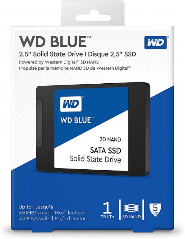 Накопичувач SSD WD 2.5" 1TB SATA Blue