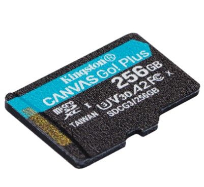 Карта пам'яті Kingston microSD  256GB C10 UHS-I U3 A2 R170/W90MB/s