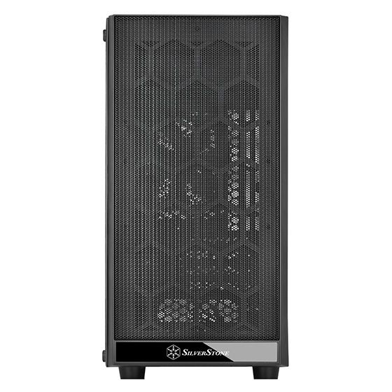 Корпус SilverStone PRECISION PS15B-G, MiniT,USB3.0Type-Ax2, 1x120мм,скло(бічна панель),без БЖ,чорний