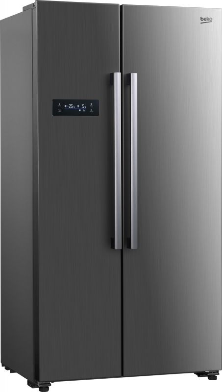 Холодильник SbS Beko GNO5221XP - 186.2х97.2х77/563 л/No-frost/нерж. сталь