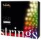 Smart LED Гірлянда Twinkly Strings RGBW 250, Gen II, IP44, довжина 20м, кабель чорний