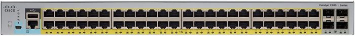 Комутатор Cisco Catalyst 2960L 48 port GigE with PoE, 4 x 1G SFP, LAN Lite