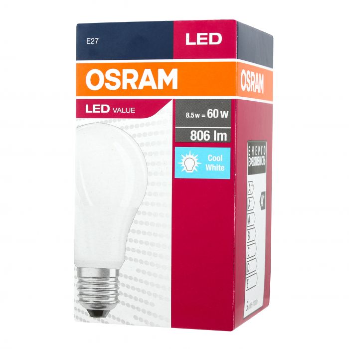 Лампа світлодіодна OSRAM LED A60 8,5W 806Lm 4000К E27