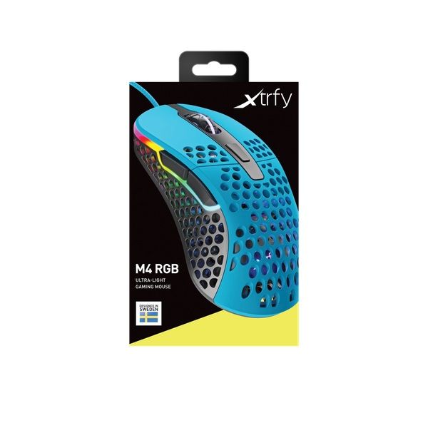 Миша Xtrfy M4 RGB USB Miami Blue