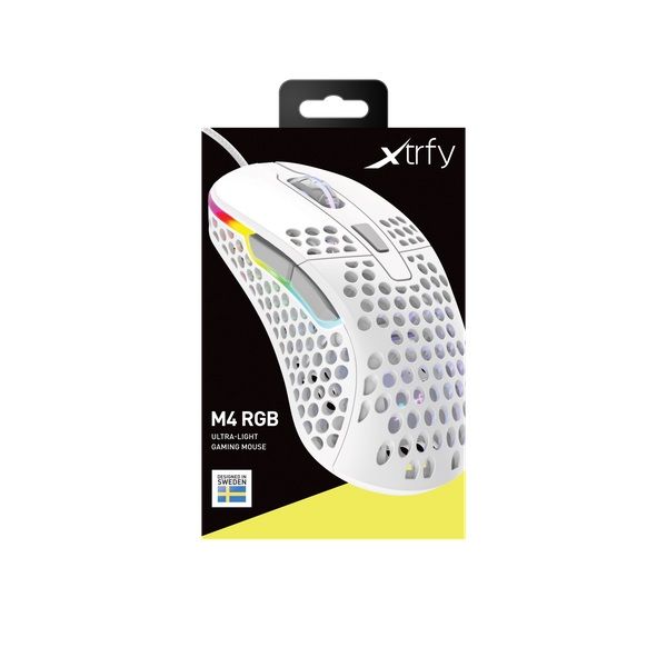 Миша Xtrfy M4 RGB USB White