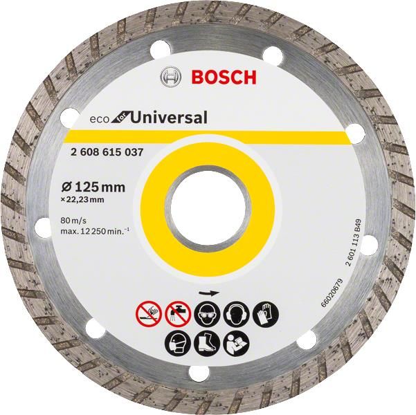 Диск алмазний Bosch ECO Univ.Turbo 125-22.23