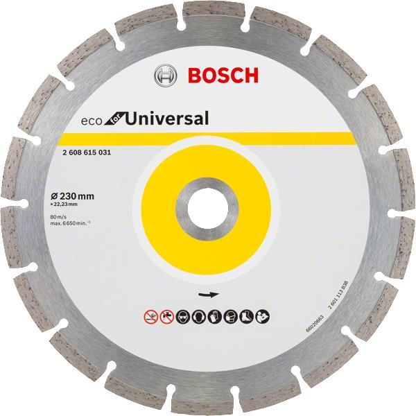 Диск алмазний Bosch ECO Універсальний 230-22.23