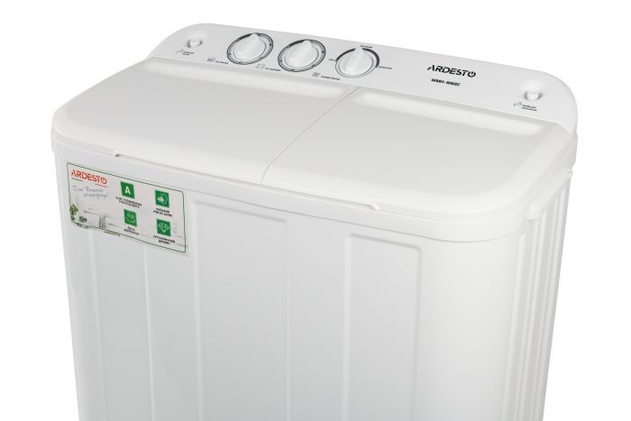 Пральна машина напівавтомат ARDESTO WMH-W60C, 6кг, 1350, 41см, Білий