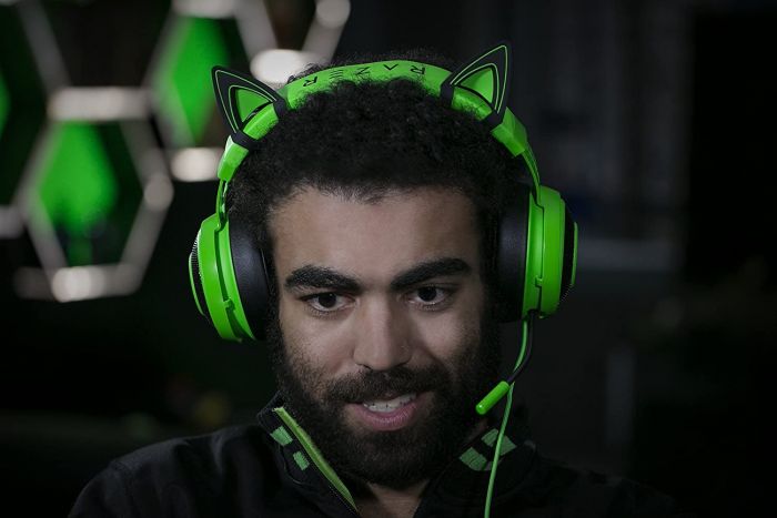 Насадки для навушників Razer Kitty Ears for Kraken, green