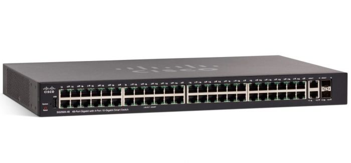 Комутатор Cisco SG250X-48P Gigabit PoE with 4-Port 10-Gigabit Smart Switch