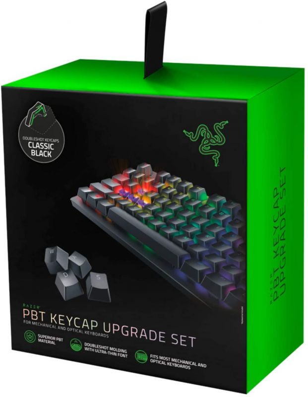 Набір кейкапів для клавіатури Razer PBT Keycap Upgrade Set - Classic 120шт. Black