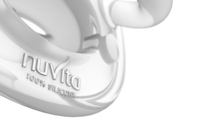 Пустушка ортодонтична Nuvita Orthosoft 0м+ біла NV7050White