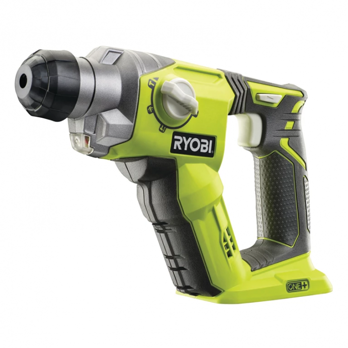 Ryobi Перфоратор ONE+ R18SDS-0 SDS+ 18В, 16мм, 1.3Дж, 4 режими работи, 1,7кг (без АКБ і ЗП)