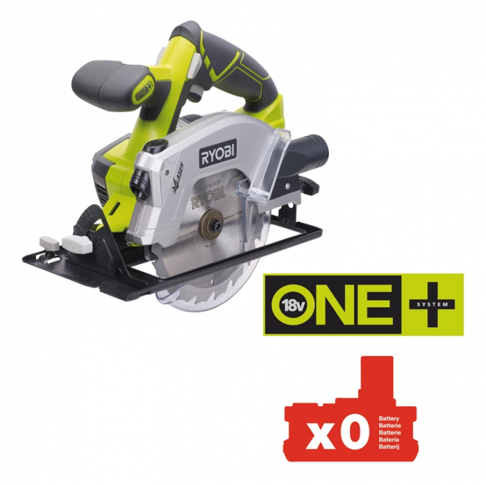 Ryobi Пила дискова ONE+ RWSL1801M 18 В 150мм, 0-4700 об/хв (без АКБ і ЗП)