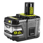 Ryobi Акумулятор ONE+ RB18L90 18В 9.0 А/год Lithium+ HIGH ENERGY Ryobi Акумулятор ONE+ RB18L90 18В 9.0 А/год Lithium+ HIGH ENERGY