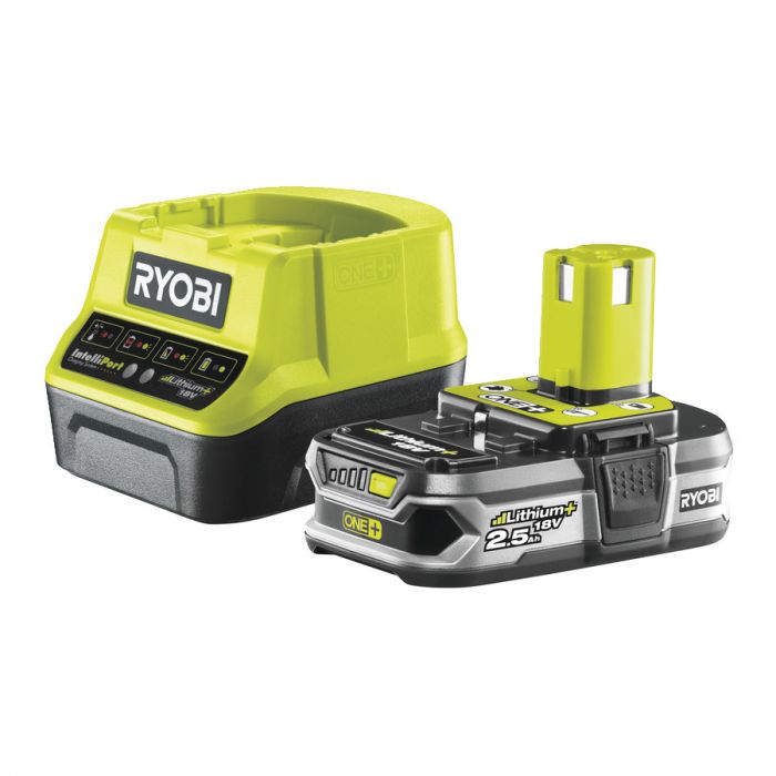 Ryobi Акумулятор і зарядний пристрій ONE+ RC18120-125 18В 2.5А/год Lithium+