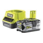 Ryobi Акумулятор і зарядний пристрій ONE + RC18120-150, 5 Аujl, 18В Ryobi Акумулятор і зарядний пристрій ONE + RC18120-150, 5 Аujl, 18В