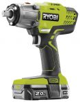 Ryobi Гайковерт ударний ONE + R18iW3-120S 18В, 1/2 '' 3-х скорост., 1x2.0 а / ч Ryobi Гайковерт ударний ONE + R18iW3-120S 18В, 1/2 '' 3-х скорост., 1x2.0 а / ч