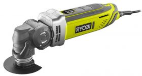 Ryobi Багатофункціональний інструмент RMT300-SA 300Вт, 10000-20000 дв / хв, поворотна головка Ryobi Багатофункціональний інструмент RMT300-SA 300Вт, 10000-20000 дв / хв, поворотна головка