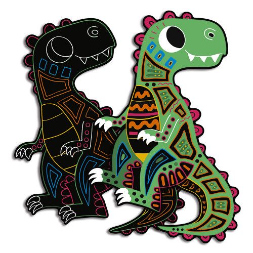 Скрейтч-картки Janod Динозаври J07889
