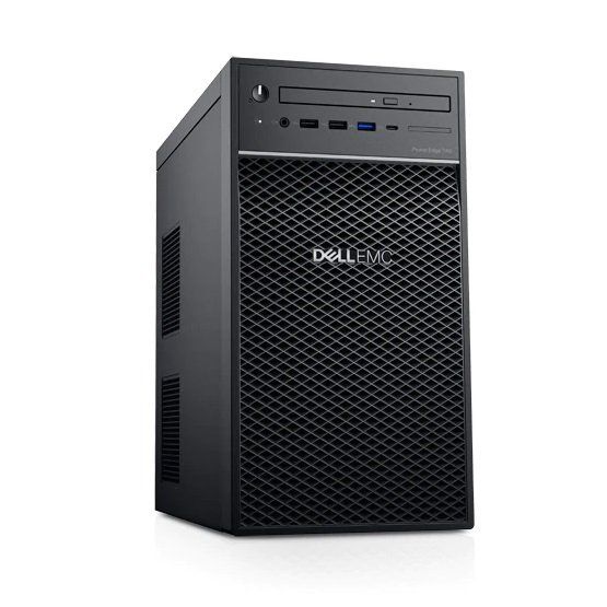 Сервер Dell EMC T40, Xeon E-2224G 4C 3.5GHz, 8GB UDIMM, 1x1TB SATA, DVD-RW, 1Yr, Twr