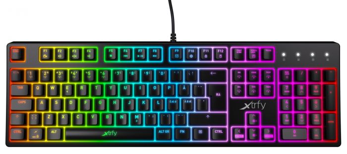 Клавіатура Xtrfy K4 RGB Kailh Red RU