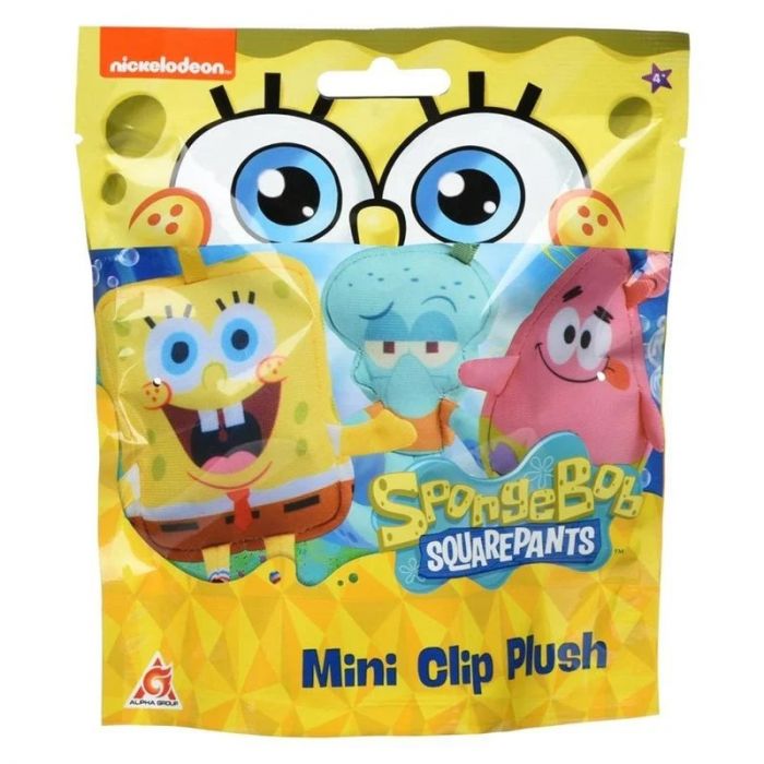 М'яка ігрaшка-брелок SpongeBob Mini Key Plush SpongeBob в ассорт.