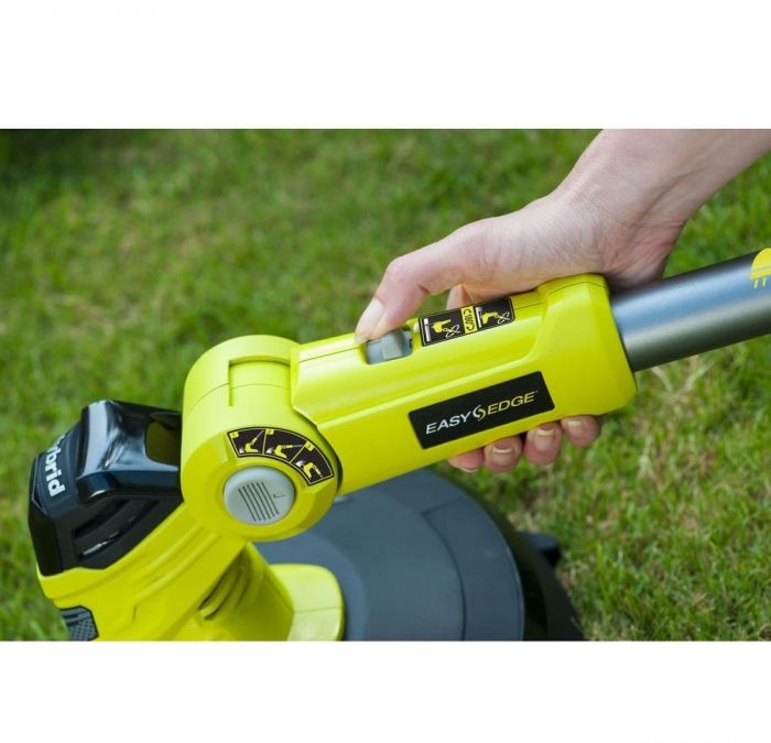 Ryobi Тример ONE+ Hybrid RLT1831H20F 18В/220В 1х2А/г, ширина скошування 25/30см