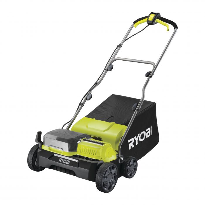 Ryobi Аератор-скарифікатор ONE+ 18В 2х4.0А/г, 35см, 55л