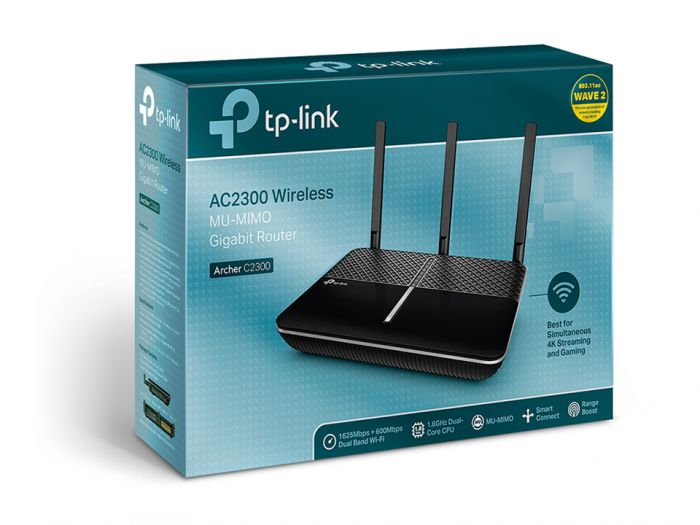 Маршрутизатор TP-LINK ARCHER C2300 AC2300 4xGE LAN 1xGE WAN 1xUSB3.0 MU-MIMO