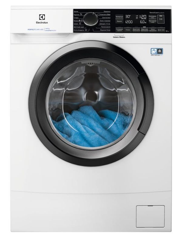 Пральна машина з фронт. завант. Electrolux EW6S226SUI, 6кг, 1200, A+++-10%, глибина 41см, Дисплей, Білий