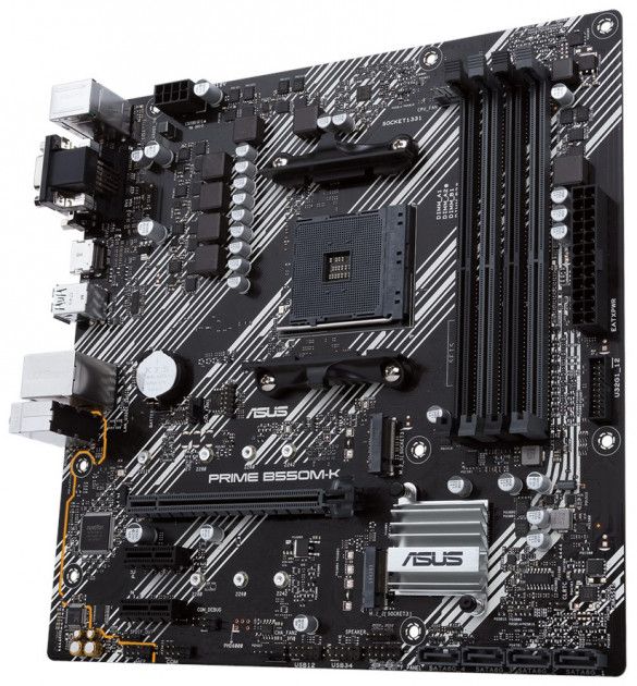 Материнcька плата ASUS PRIME B550M-K sAM4 B550 4xDDR4 M.2 HDMI-DVI-VGA mATX