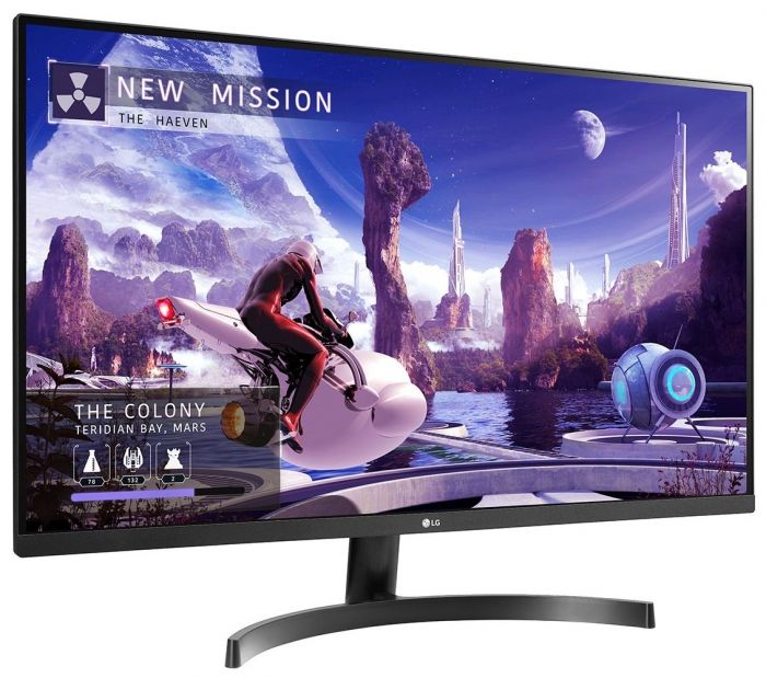 Монітор LCD 31.5" LG 32QN600-B 2xHDMI, DP, Audio, IPS, 2560x1440, 99%sRGB, FreeSync, HDR10