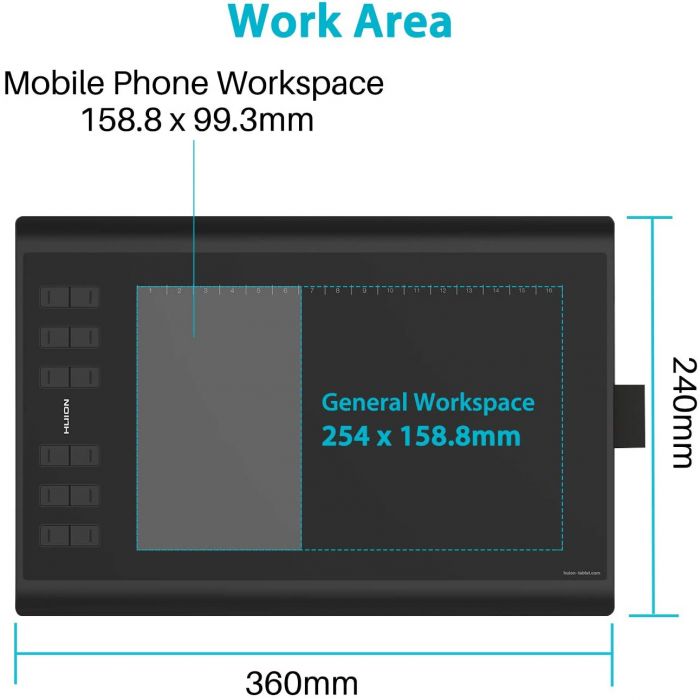 Графічний планшет Huion H1060P