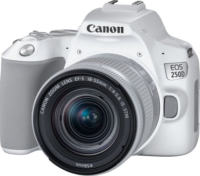 Цифр. фотокамера дзеркальна Canon EOS 250D kit 18-55 IS STM White