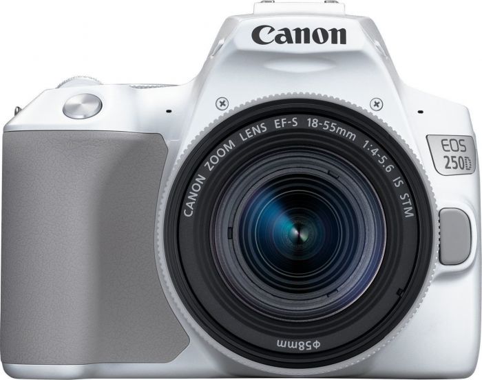 Цифр. фотокамера дзеркальна Canon EOS 250D kit 18-55 IS STM White