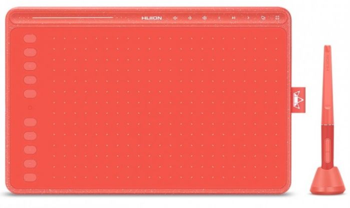 Графічний планшет Huion HS611 Coral red
