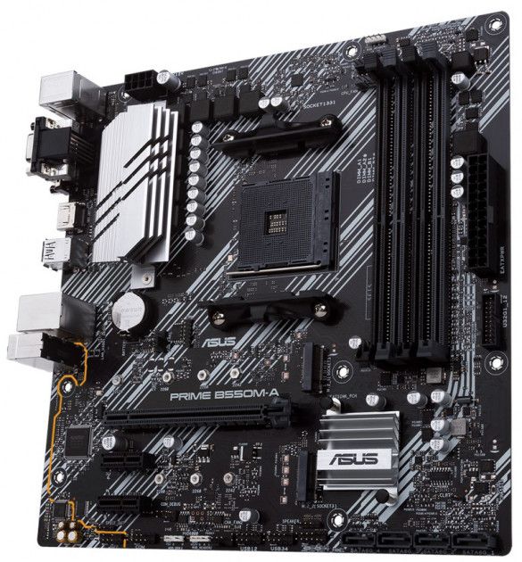 Материнcька плата ASUS PRIME B550M-A sAM4 B550 4xDDR4 M.2 HDMI-DVI-VGA mATX