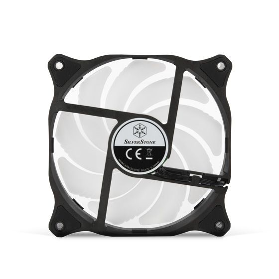 Корпусний вентилятор SilverStone  Air Blazer AB120R-ARGB, 120mm, 600-2200 rpm, 4 Pin PWM + 4-1 Pin ARGB (5V LED), 7.4-35,6 dBa