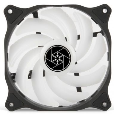 Корпусний вентилятор SilverStone  Air Blazer AB120R-ARGB, 120mm, 600-2200 rpm, 4 Pin PWM + 4-1 Pin ARGB (5V LED), 7.4-35,6 dBa