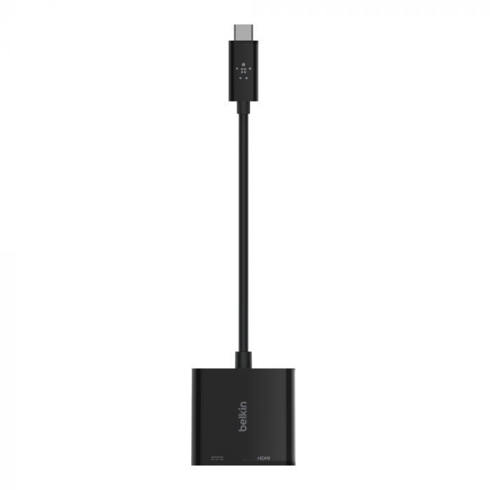 Адаптер Belkin USB-C - HDMI 60W PD, black