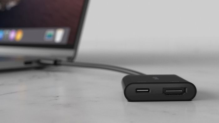 Адаптер Belkin USB-C - HDMI 60W PD, black