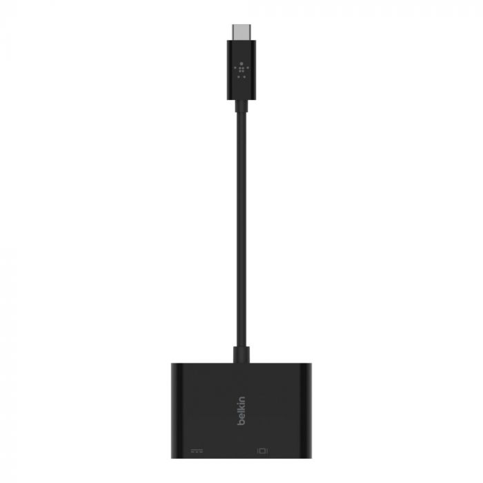 Адаптер Belkin USB-C - VGA 60W PD, black