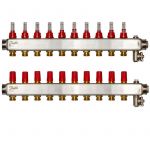 Розподільний колектор  Danfoss SSM-F 10+10 з ротаметрами, нержавіюча сталь